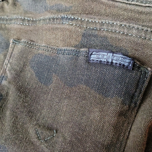 HUDSON Krista Ankle Super Skinny Camo Jeans 27 - Picture 3 of 7